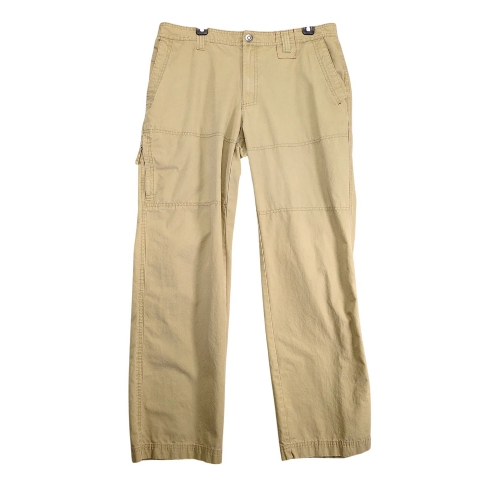 Columbia Cotton Cargo Pants Mens 34x32" Khaki Hiking‎ Utility Gorpcore Outdoor